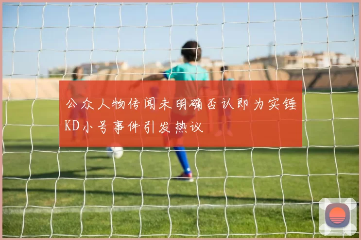 公众人物传闻未明确否认即为实锤KD小号事件引发热议
